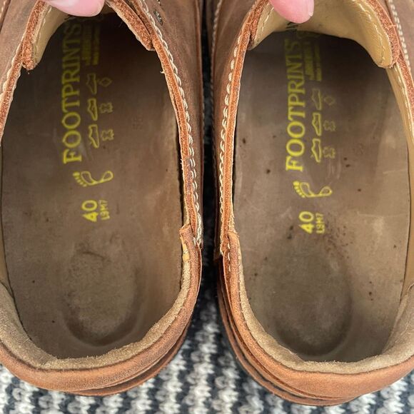 Footprints by Birkenstock brown leather lace up Oxford Women’s shoe size 9-9.5 ( - Picture 10 of 10